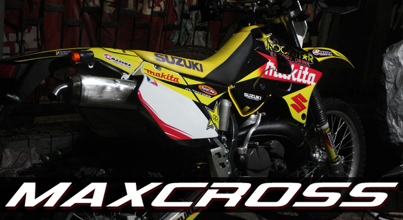 SUZUKI RMX250S 1996-N' (Iron tank version) ROCKSTAR MAKITA STYLE